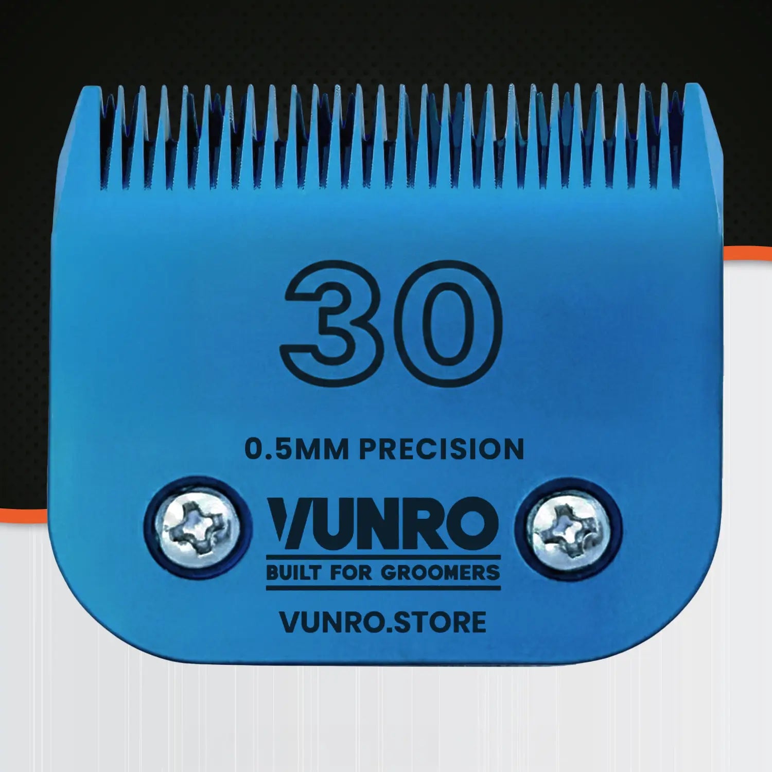 30# Blue Steel Dog Clipper Blade (0.5 mm) by VUNRO