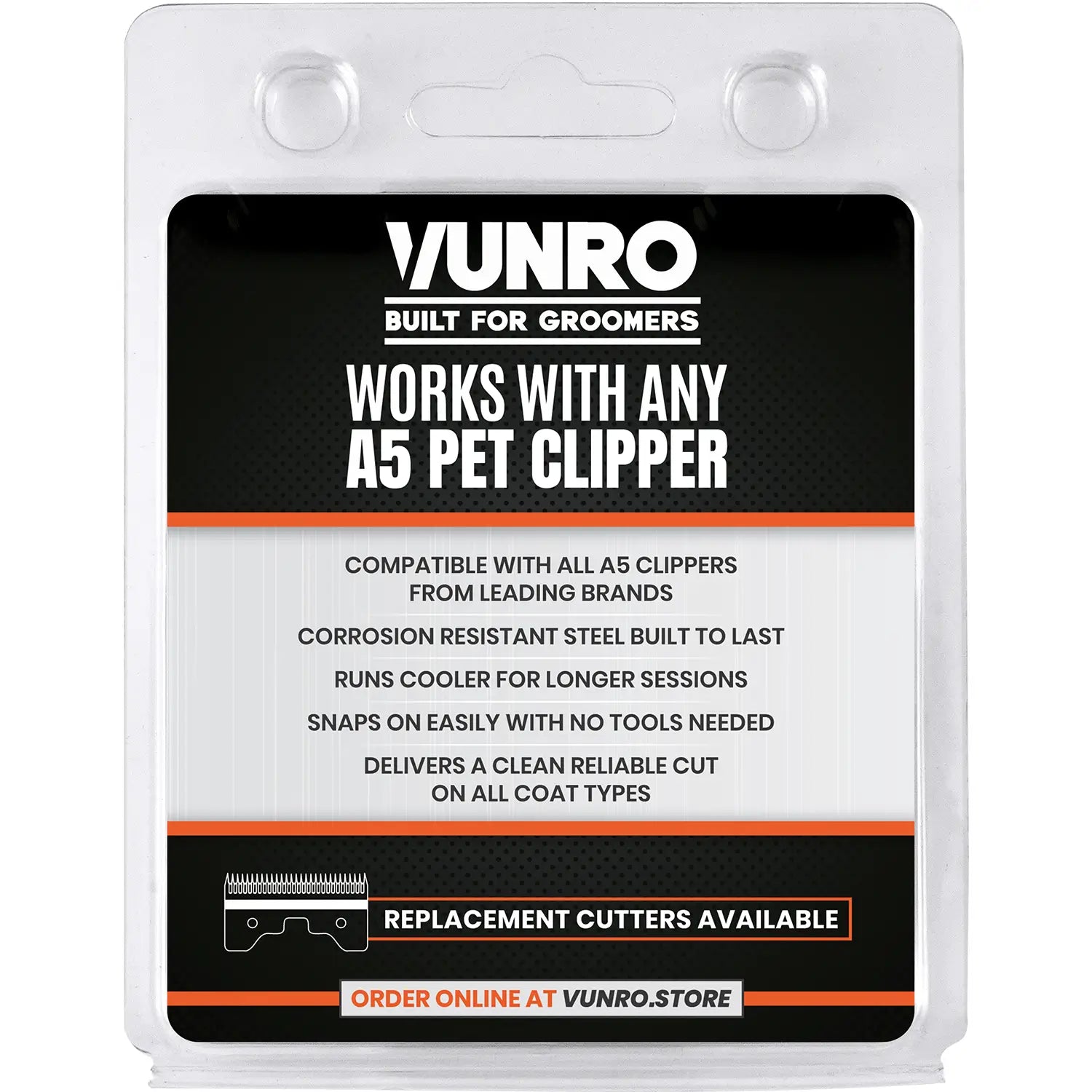 3F Blue Steel Dog Clipper Blade (13 mm) by VUNRO